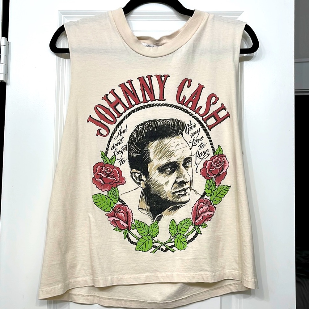 Free People x Daydreamer Johnny Cash Rose Graphic